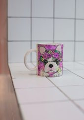 Köpek Özel Tasarım Eğlenceli Baskılı Kupa Bardak Hayvansever Hediye Kahve Bardağı thumbnail 3