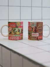 Retro Vintage Eski Zamanlar Özel Tasarım Baskılı Kupa Bardak-Çay Kahve Bardağı Hediye - 1