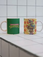 Ninja Kaplumbağalar Ninja Turtles Özel Tasarım Baskılı Kupa Bardak-Kahve Bardağı Hediye - 1
