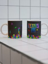 Atari Oyunları Nostalji Oyunlar Özel Tasarım Baskılı Kupa Bardak-Çay Kahve Bardağı Hediye - 1