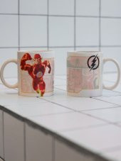 Comic Book Serisi Süper Kahraman Özel Tasarım Baskılı Kupa Bardak-Kahve Bardağı Hediye thumbnail 1