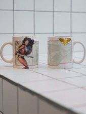 Comic Book Serisi Süper Kahraman Özel Tasarım Baskılı Kupa Bardak-Kahve Bardağı Hediye thumbnail 1