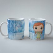Frozen Temalı Özel Tasarım Baskılı Kupa Bardak 001 - 2