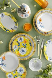 Kütahya Porselen Flora 50 Parça Yemek ve Kahvaltı Takımı - 1