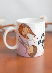 Sevgili Romantik Özel Tasarım Sevgili Hediye Çift Taraf Baskılı Kupa Bardak-Sevgililer Günü Hediyesi thumbnail 3