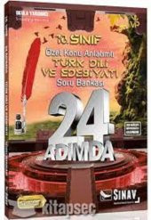 Sınav Yayınları 10. Sınıf Türk Dili ve Edebiyatı 24 Adımda Özel Konu Anlatımlı Soru Bankası - 1