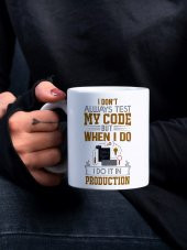 Yazılım/Bilgisayar Mühendisleri İçin Özel Tasarım Baskılı Kupa Bardak Meslek Kupası-Hediye thumbnail 1