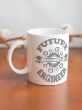 Mühendis Temalı Özel Tasarım Kupa Meslek Kupaları Baskılı Hediye Kupa Bardak-Doğum Günü Hediye thumbnail 2