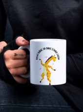 Dans Etmek Lazım Serisi Özel Tasarım Baskılı Kupa Bardak- Motivasyon Dans Hediye Kahve Bardağı - 1