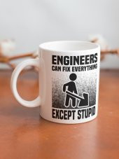 Mühendis Temalı Özel Tasarım Kupa Meslek Kupaları Baskılı Hediye Kupa Bardak-Doğum Günü Hediye thumbnail 2