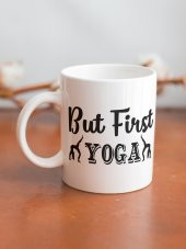 Yoga Temalı Özel Tasarım Eğlenceli Baskılı Kupa Bardak- Hediye Kahve Bardağı - 2