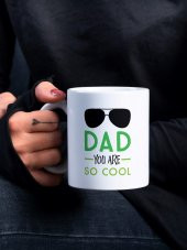 Baba Temalı Yazılı Özel Tasarım Baskılı Kupa Bardak Babalar Günü Hediye thumbnail 1