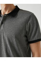 KOTON Basic Polo Yaka Tişört - 5