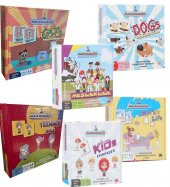 Matchingoo Eşleştirme-Hafıza Kartları Seti: Cats, Dogs, Meslekler, Girls Life, Kids, Teenage Girl - 1