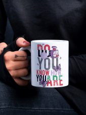 Renkli Motivasyon Özel Tasarım Baskılı Kupa Bardak Hediye Çay-Kahve Bardağı - 1