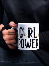 Girl Power Özel Tasarım Baskılı Kupa Bardak Hediye Kupa Bardak Çay-Kahve Bardağı thumbnail 1