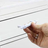 Erciyes Mobilya Mutfak Dolabı Çekmece Dolap Kapak Kulpu Kulbu Beyaz (96 MM-9.6 CM) Metal Kulpları thumbnail 4