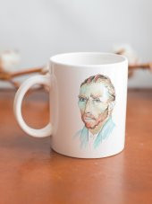 Van Gogh Özel Tasarım Baskılı Kupa Bardak- Hediye Kahve Bardağı - 2