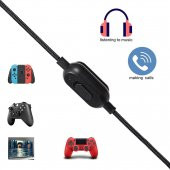 Logitech G433 G233 GPRO GPROX Uyumlu Gaming Mikrofonlu Kulaklık Ses Kablosu - 4