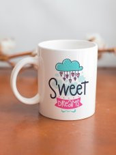 Renkli Lettering Serisi Özel Tasarım Baskılı Kupa Bardak Eğlenceli Kupa Bardak Kahve Bardağı thumbnail 2