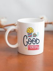 Renkli Lettering Serisi Özel Tasarım Baskılı Kupa Bardak Eğlenceli Kupa Bardak Kahve Bardağı - 2