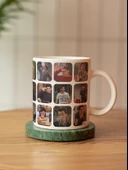 Friends Joey-Ross-Chandler Karma Sahneler Baskılı Kupa Bardak-Doğum Günü Hediye Kahve Bardağı - 1