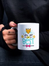 Renkli Lettering Serisi Özel Tasarım Baskılı Kupa Bardak Eğlenceli Kupa Bardak Kahve Bardağı - 1