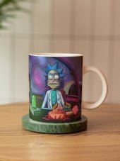 Rick and Morty Temalı Özel Tasarım Baskılı Kupa Bardak Kahve Bardağı - 1