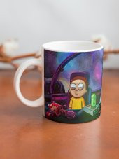Rick and Morty Temalı Özel Tasarım Baskılı Kupa Bardak Kahve Bardağı - 2