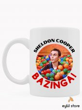 The Big Bang Theory Temalı Özel Tasarım Baskılı Kupa Bardak Çay Kahve Bardağı Sheldon Cooper - 1