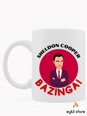 The Big Bang Theory Temalı Özel Tasarım Baskılı Kupa Bardak Çay Kahve Bardağı Sheldon Cooper - 1
