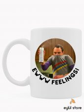 The Big Bang Theory Temalı Özel Tasarım Baskılı Kupa Bardak Çay Kahve Bardağı Sheldon Cooper - 1