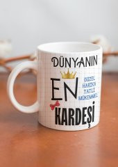 Kız Kardeş Temalı Yazılı Özel Tasarım Baskılı Kupa Bardak Doğum Günü Hediye thumbnail 2