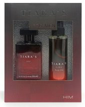 Tiaras Him Edt100ml+ Edc Body Mist 150ml Erkek Parfüm Set - 1