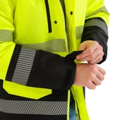 Reflektörlü Kaban 61E965 Su ve Rüzgar Geçirmez, Baskıya Uygun - 6