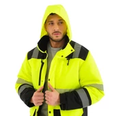 Reflektörlü Kaban 61E965 Su ve Rüzgar Geçirmez, Baskıya Uygun - 3