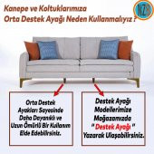 Mobilya Kanepe Yatak Sehpa TV Ünitesi Baza Koltuk Ayağı Koyu Ceviz Renk 12 cm Ayak thumbnail 2