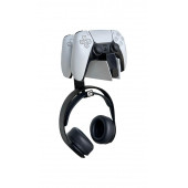 Ps5 Dualsense Şarj Istasyonu Için Duvar Standı Joystick Konsol Tutacağı Ve Kulaklık Standı - 8