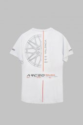 Arceo Valencia Unisex Tişört - 100 Pamuklu Beyaz (L) - 2
