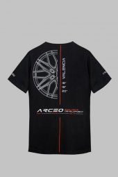 Arceo Valencia Unisex Tişört - 100 Pamuklu Sıyah (2XL) - 2