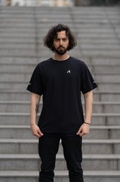 Arceo Marseılle Unisex Tişört - 100 Pamuklu SIYAH(M) - 3