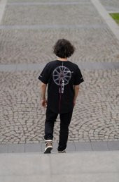 Arceo Marseılle Unisex Tişört - 100 Pamuklu SIYAH(2XL) - 6