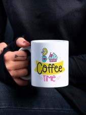 Renkli Lettering Serisi Özel Tasarım Baskılı Kupa Bardak Eğlenceli Kupa Bardak Kahve Bardağı - 1