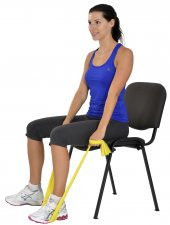 Yoga & Pilates Egzersiz Bandı Sarı Renk 1.5 Metre - 1