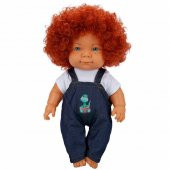Sunman Curly Kıvırcık Saçlı Bebek 35 Cm S01030151 - 1