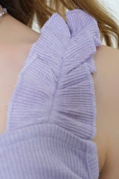 Askılı Crop Bluz Lila - 10812.1567. - 4