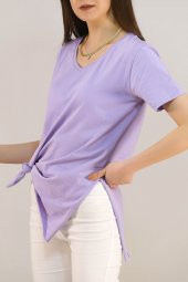 Penye Tunik Tişört Lila - 1062.275. - 3