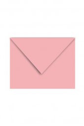 100 Adet Pembe Renkli Küçük Zarf 7x9 - 2