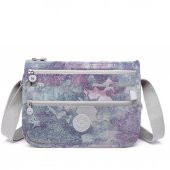 Smart Bags Kadın Postacı Omuz Çantası 1128 Mor Flower - 1