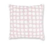 The Mia Dekoratif Desenli Kırlent, Pembe Geometrik Şekilli, 45*45 cm - 1